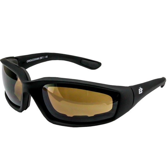 Oriole Safety Series Padded Riding Glasses (Amber) - Picture 1 of 5